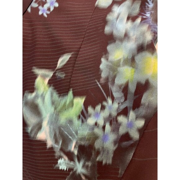 Elie Tahari Wynn Floral-Print Asymmetric Dress size 0 NWT - Picture 6 of 6